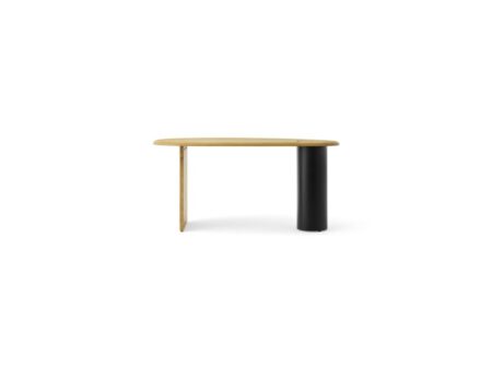 Audo Copenhagen - Eclipse Desk - Skrivebord - Natural Oiled Oak - H: 75 cm W: 160 cm D: 80 cm