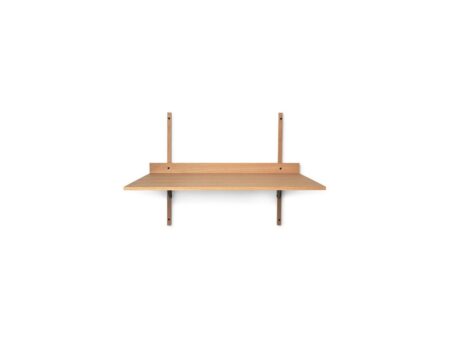 Ferm Living - Sector Desk - Skrivebord - Oak/Brass Black - W87 x H66,5 x D45,1 cm