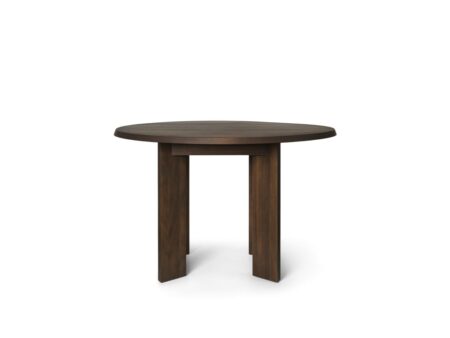 Ferm Living - Tarn Dining Table - Spisebord - Tarn Dining Table - 115 - Dark Stained Beech - W113.5 x D104.6 x H73 cm