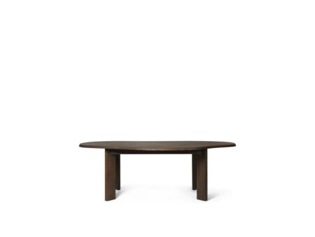 Ferm Living - Tarn Dining Table - Spisebord - Tarn Dining Table - 220 - Dark Stained Beech - W220 x D118.5 x H73 cm