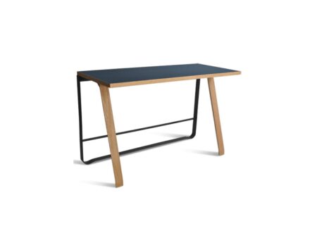 Bent Hansen - Hemingway - Skrivebord - Eg / Blå - L: 120 x W: 51 x H: 73,5 cm