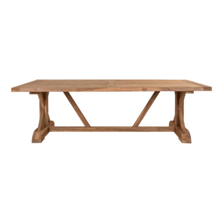 HOUSE NORDICÂ Havebord, teak, natur, 100x240x75 cm