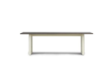 Normann Copenhagen - Panel Table 90 X 250 Cm - Spisebord - Creme/Dark Brown - W250 x H75 cm