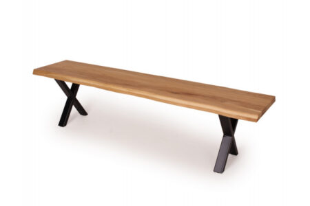 Akita Bænk, Eg, Natur olie, 40x180 cm
