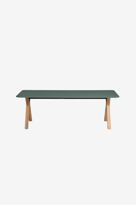 Andersen - Space Bord med udtræk 220 x 95 cm - Gr⌀n - Spiseborde - - Homeroom