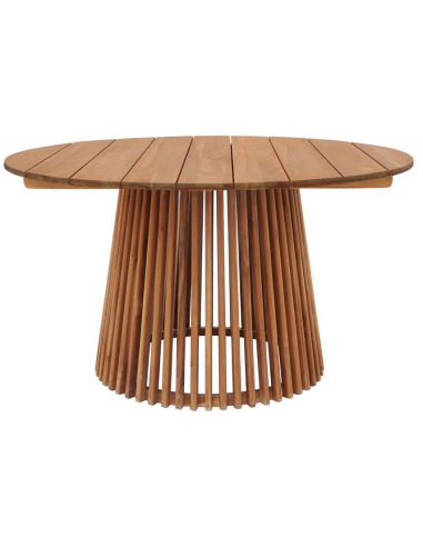 LORA Rundt havebord i teaktræ H75 x Ø120 cm - Teak LORA Rundt havebord i teaktræ H75 x Ø120 cm - Teak