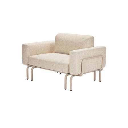Mandalay Ivy Loungestol m. Udtræk SH: 42 cm - Taupe