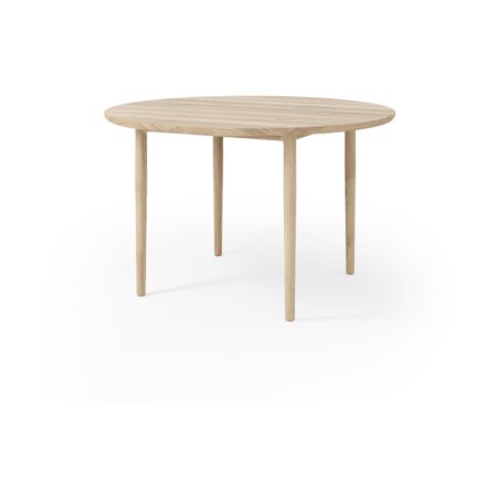 Brdr. Krüger Arv spisebord Ø120 cm Hvidolieret eg