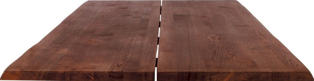 Curve, Bordplade til cafe- og sofabord, mocca, H3x72x110 cm, egetræ