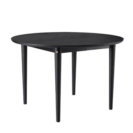 FDB Møbler - C62E Bjørk spisebord - Eg sort