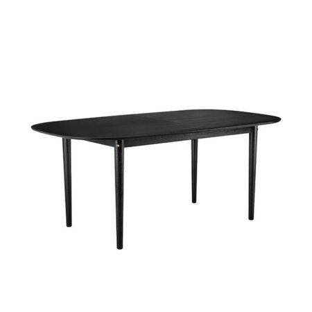 FDB Møbler - C63E Bjørk spisebord - Eg sortbejdset