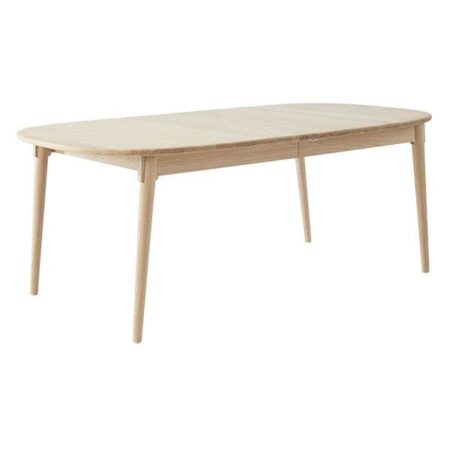 Findahl by Hammel Miro spisebord, 184x106 cm, massiv eg - hvidpigmenteret