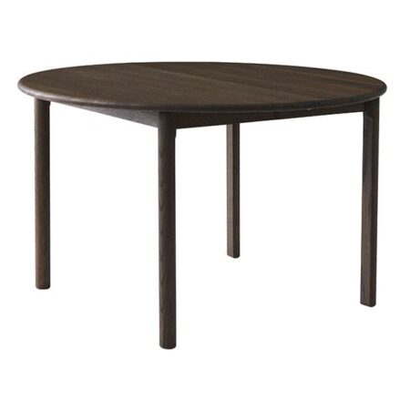 Findahl by Hammel Noor spisebord m. udtræk, Ø120 cm - massiv eg røget