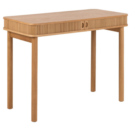 Langley skrivebord 2 skydelåger eg dekor