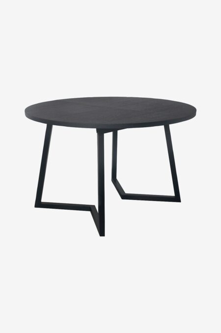 Nordic Furniture Group - Spisebord Röa Diameter 120 + 200 - Sort - Spiseborde - - Homeroom