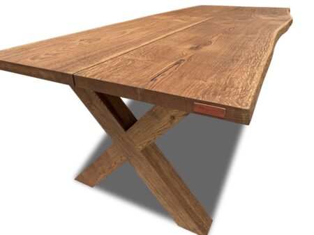 Plankebord eg 2 HELE planker børstet 270 x 95-100 cm