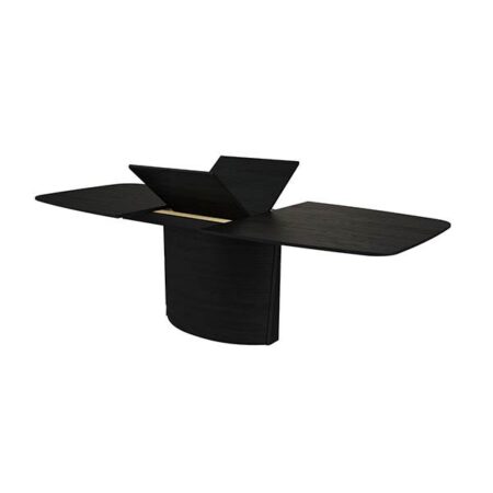 Skovby SM117 spisebord - lakeret sort eg