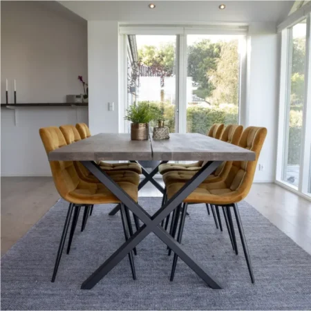 Spisebord i olieret eg - 200x95xh75 cm