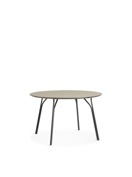 WOUD TREE SPISEBORD BEIGE/SORT - 120