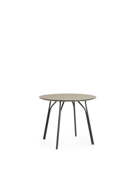WOUD TREE SPISEBORD BEIGE/SORT - 90