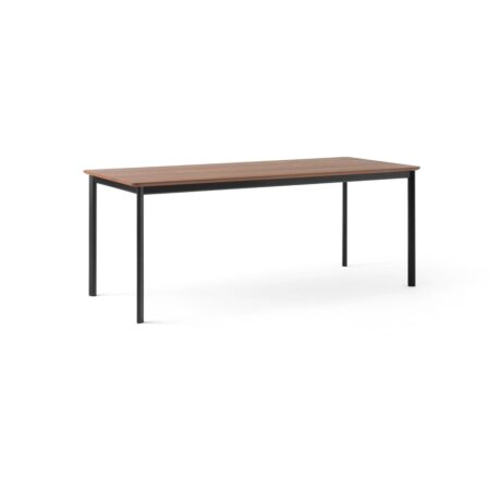 &Tradition Drip HW116 spisebord 83x193 cm Black frame-clear lacq. walnut