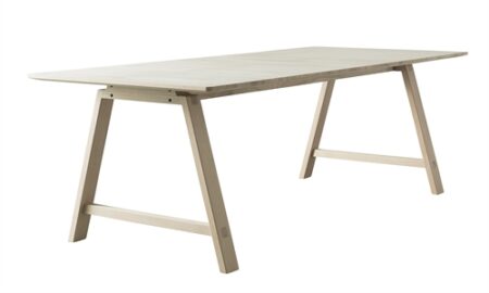 Andersen Furniture T1 byKATO Spisebord 220x95 cm med udtræk - Massiv sæbehandlet eg