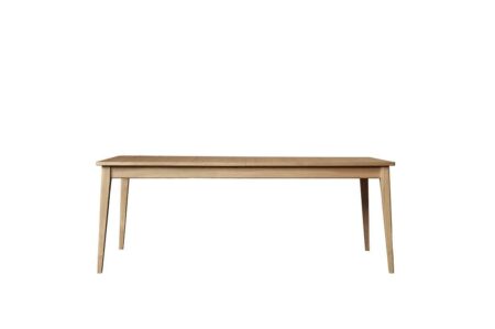 Andersen Furniture T10 Spisebord Med 2 Tillægsplader 200 x 95 cm - Eg / Hvid Pigmenteret
