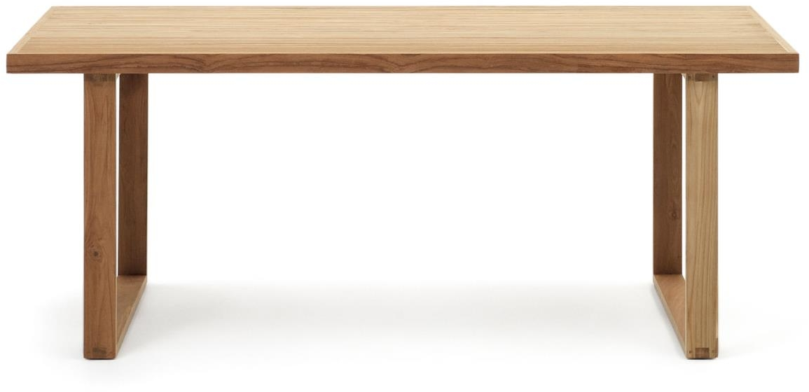 Canadell, Udendørs bord, natur, H77x180x90 cm, massivt træ Canadell, Udendørs bord, natur, H77x180x90 cm, massivt træ