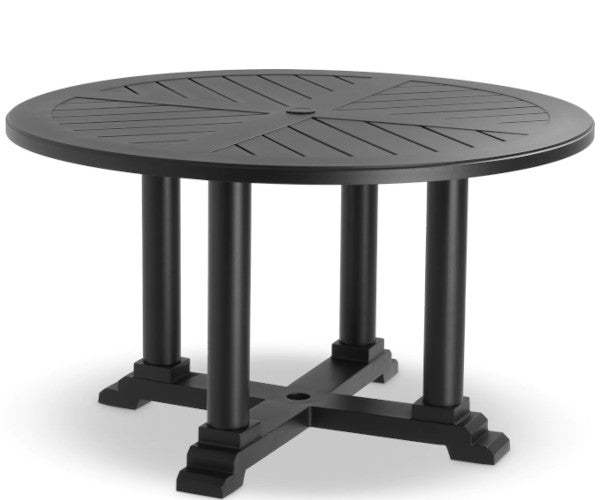 Eichholtz Bell Rive spisebord - 130 - black finish Eichholtz Bell Rive spisebord - 130 - black finish