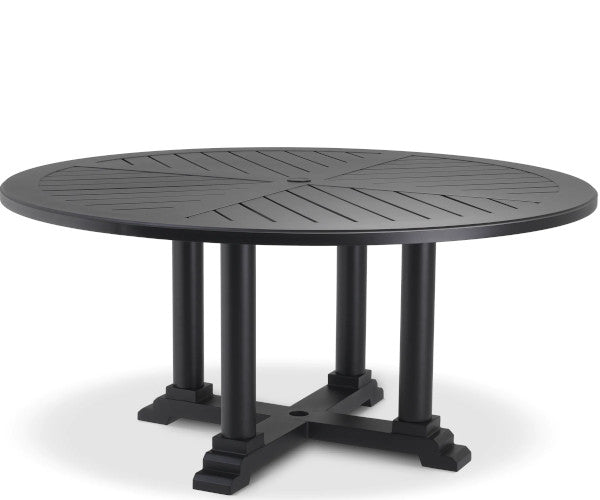 Eichholtz Bell Rive spisebord - 160 - black finish Eichholtz Bell Rive spisebord - 160 - black finish