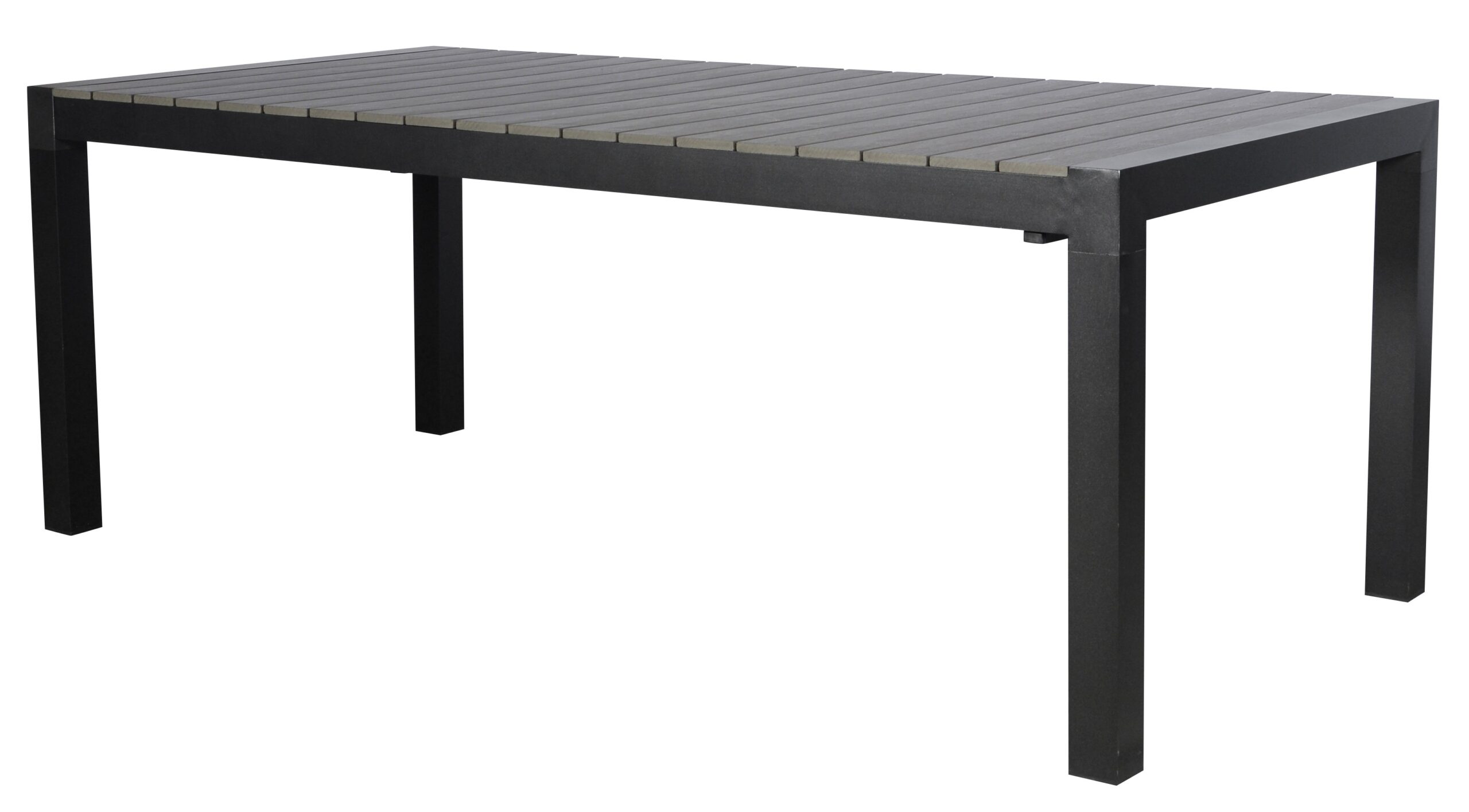 Ferl havebord, inkl. 1 tillægsplade 205/275 cm sort/grå Ferl havebord, inkl. 1 tillægsplade 205/275 cm sort/grå