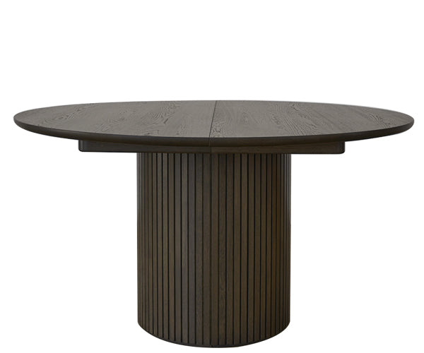 Mossroom Palisade Spisebord Med Udtræk - Dia. 120-220cm - Eg Sortbejdset Mossroom Palisade Spisebord Med Udtræk - Dia. 120-220cm - Eg Sortbejdset