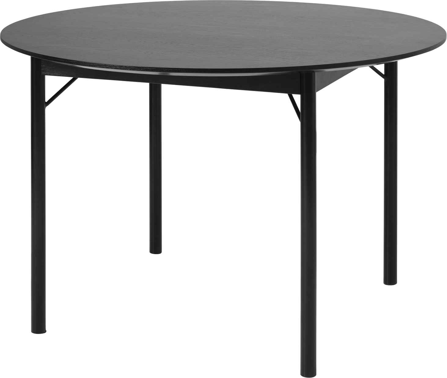 Savona, Spisebord, sort, H75x120x120 cm, egetræ Savona, Spisebord, sort, H75x120x120 cm, egetræ