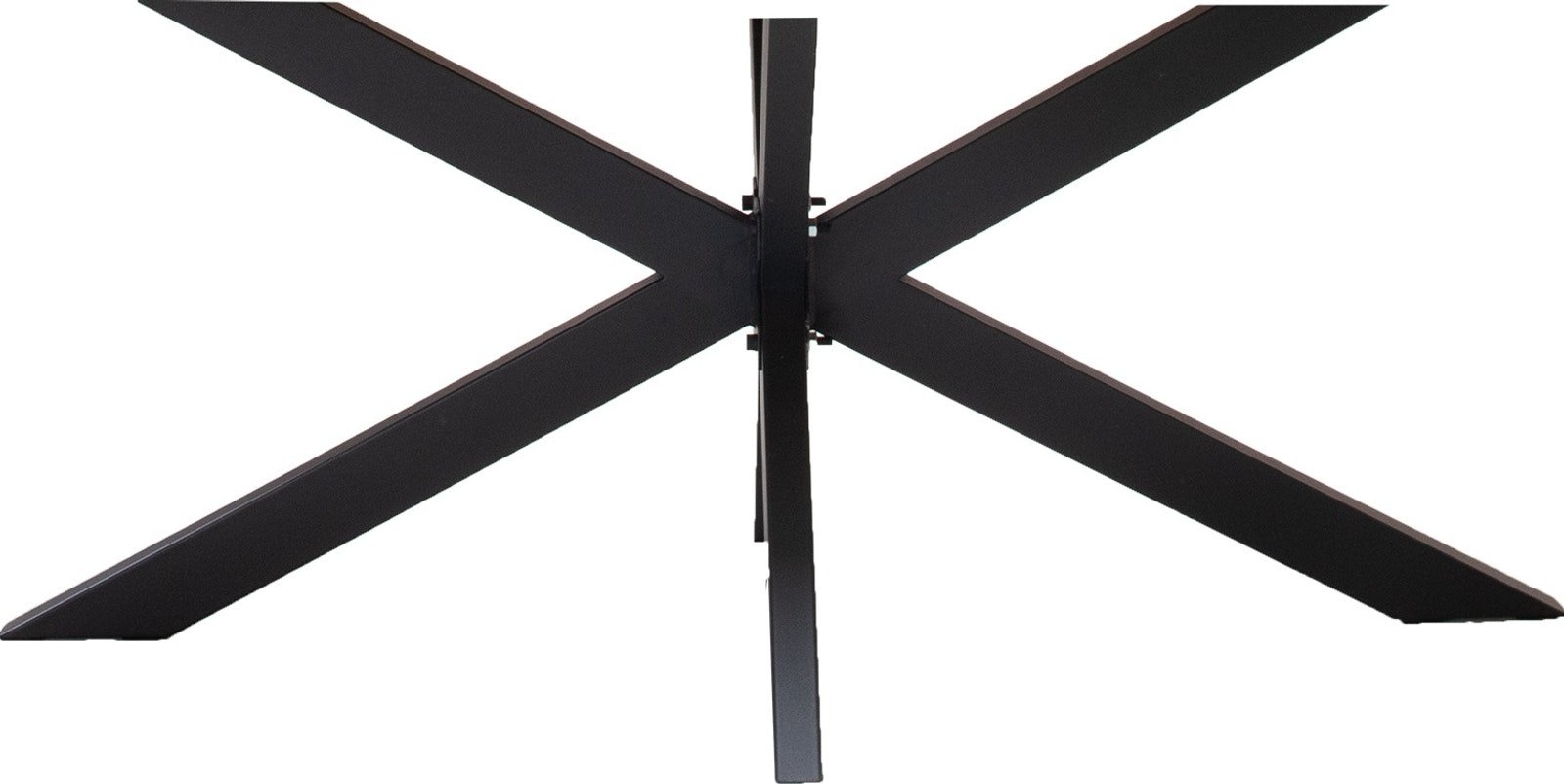 Star base, Stel til Plankebord, sort, H71x70x150 cm, jern Star base, Stel til Plankebord, sort, H71x70x150 cm, jern