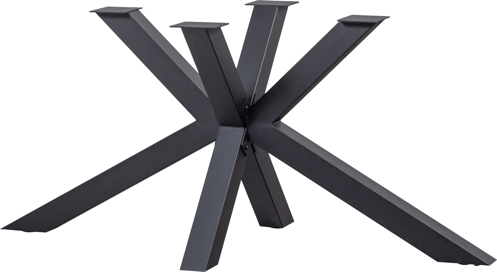 Tablo, Bordben til plankebord, sort, H72x77x159 cm, metal Tablo, Bordben til plankebord, sort, H72x77x159 cm, metal