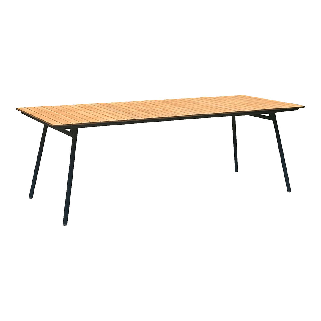 Cleveland havebord teak, sort Cleveland havebord teak, sort