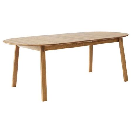 Findahl by Hammel Amalfi spisebord, 220x100 cm, massiv eg - hvidpigmenteret