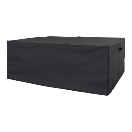 HOUSE NORDICÂ Luksus overtræk til bord med 6 stole, 210g/m2 600D polyester PU behandlet, vandafvisende, sort