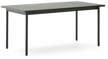 Maurina, Udendørs spisebord, Grøn (182x91x76 cm.)