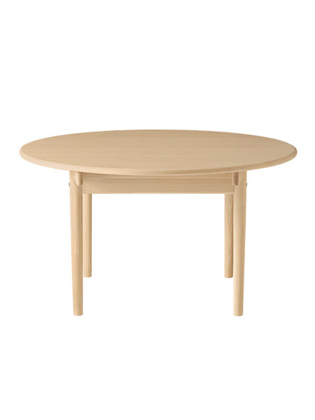 PP70/126 Spisebord af Hans J. Wegner (Bord (uden tillægsplade), Ask, Sæbebehandlet)