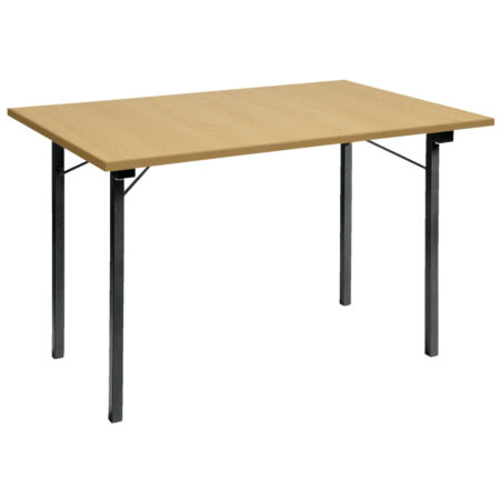 PULSIVA Konferencebord rektangulær; 120x80x74 cm (LxBxH); Bordplade B⌀g natur, Stel Grå; Rektangulær