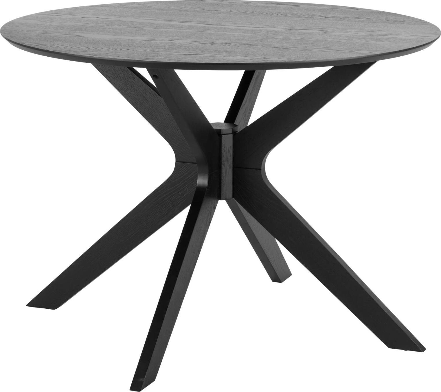 Priselle, Spisebord, Mat sort (H: 75 x B: 105 x D: 105) Priselle, Spisebord, Mat sort (H: 75 x B: 105 x D: 105)