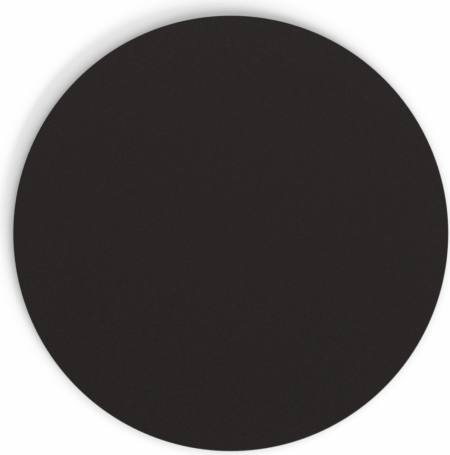 Tiaret, Udendørs rund bordplade, Sort (Ø 68 cm)
