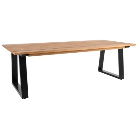 Brafab, Laurion Spisebord 100x230 cm Teak/Sort