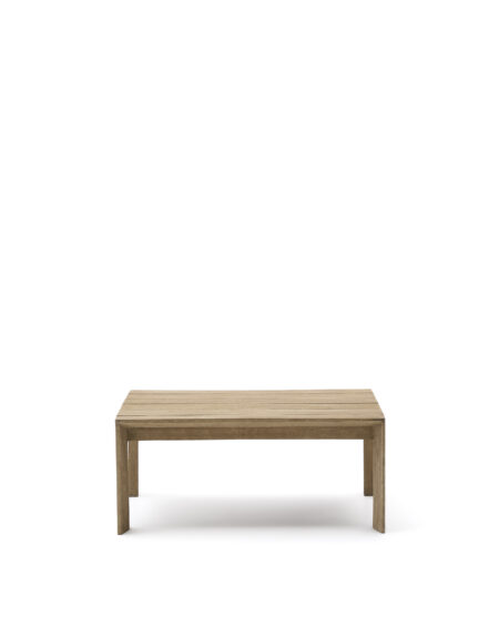 KAVE HOME Ambra sofabord i massivt akacietræ med let finish 82,5 x 82,5cm FSC 100%