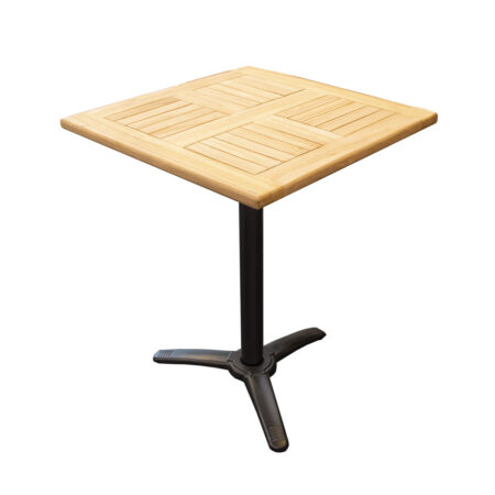 TEAK bordplade firkantet - 70x70cm