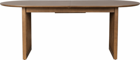 Barlet, Spisebord med udtræk, Mørk natur, Træ (L: 198 x H: 75 x B: 90 cm.)