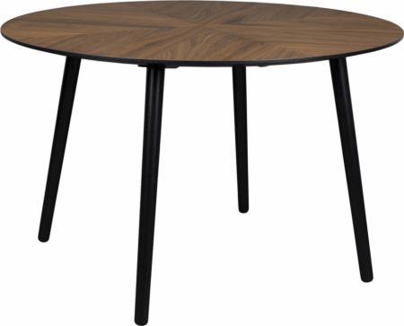 Clover, Spisebord, Mørk natur, Træ (D: 120 x H: 75 cm.)