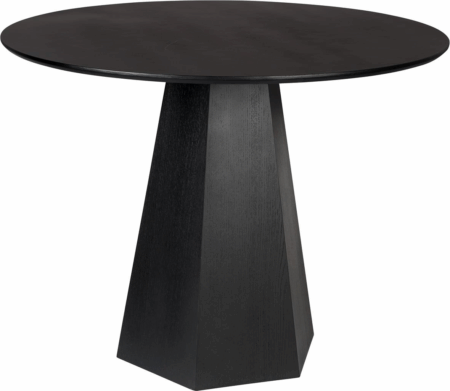 Pilar, Spisebord, Sort, Træ (D: 100 x H: 76 cm.)
