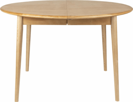 Twist, Spisebord med udtræk, Natur, Asketræ (L: 160 x H: 76 x B: 120 cm.)